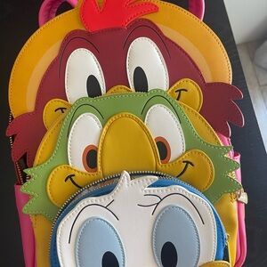 Three Caballeros Disney Loungefly backpack and wallet